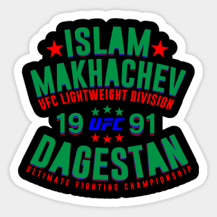 Islam Makhachev Dagestan MMA Sticker